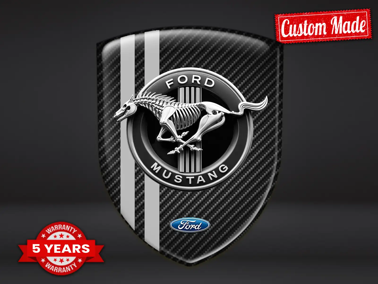 Ford Mustang Adesivi Lunotto Furgoni Edizione Lusso Universale